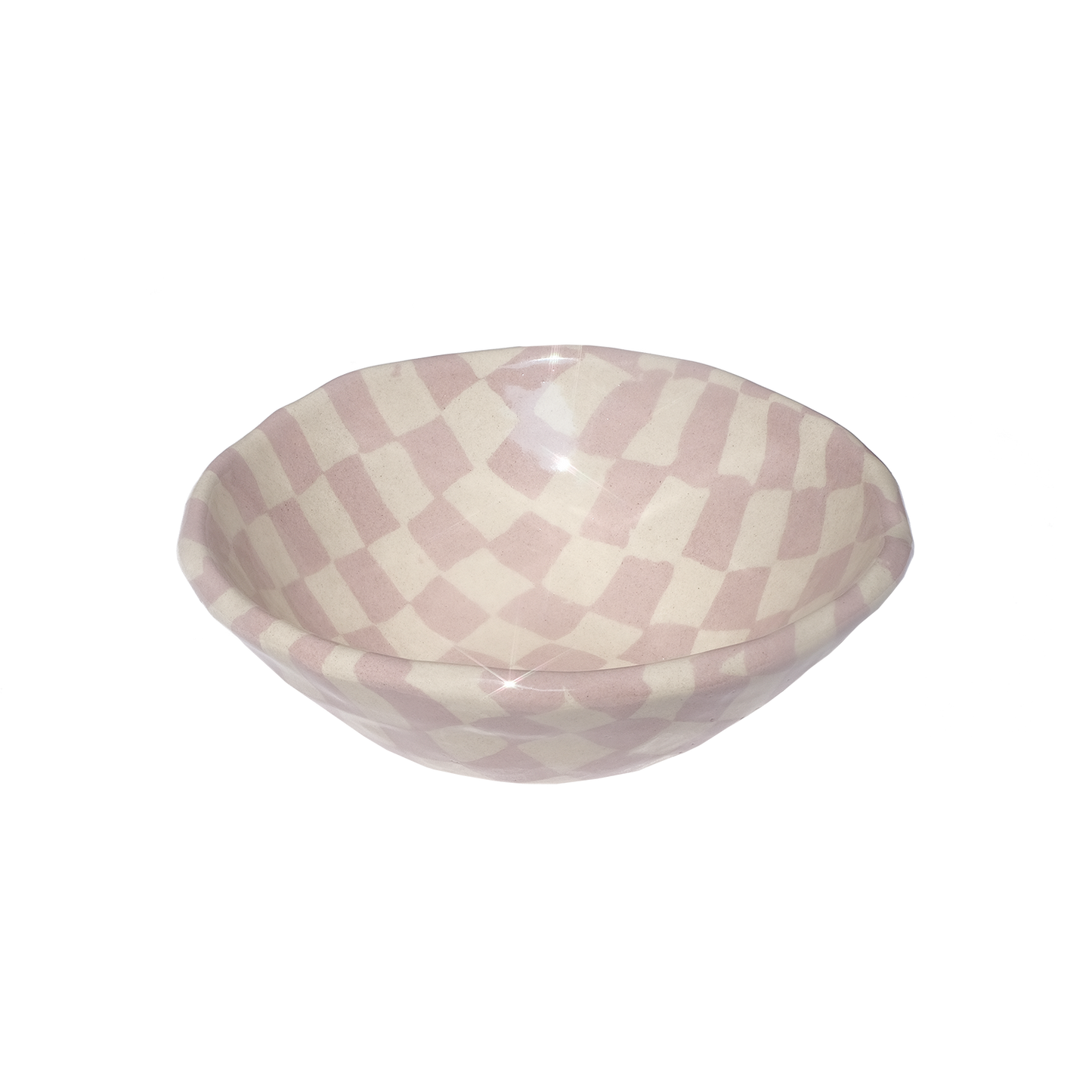 Pollygarden | Check Purple Bowl