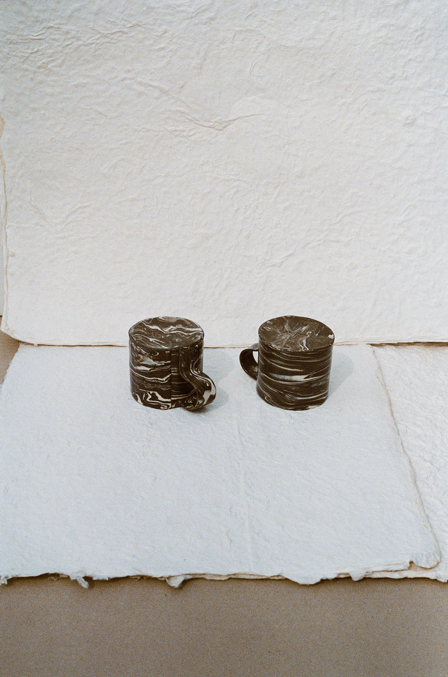 Pollygarden | Dark Chocolate Marble Paper Mug