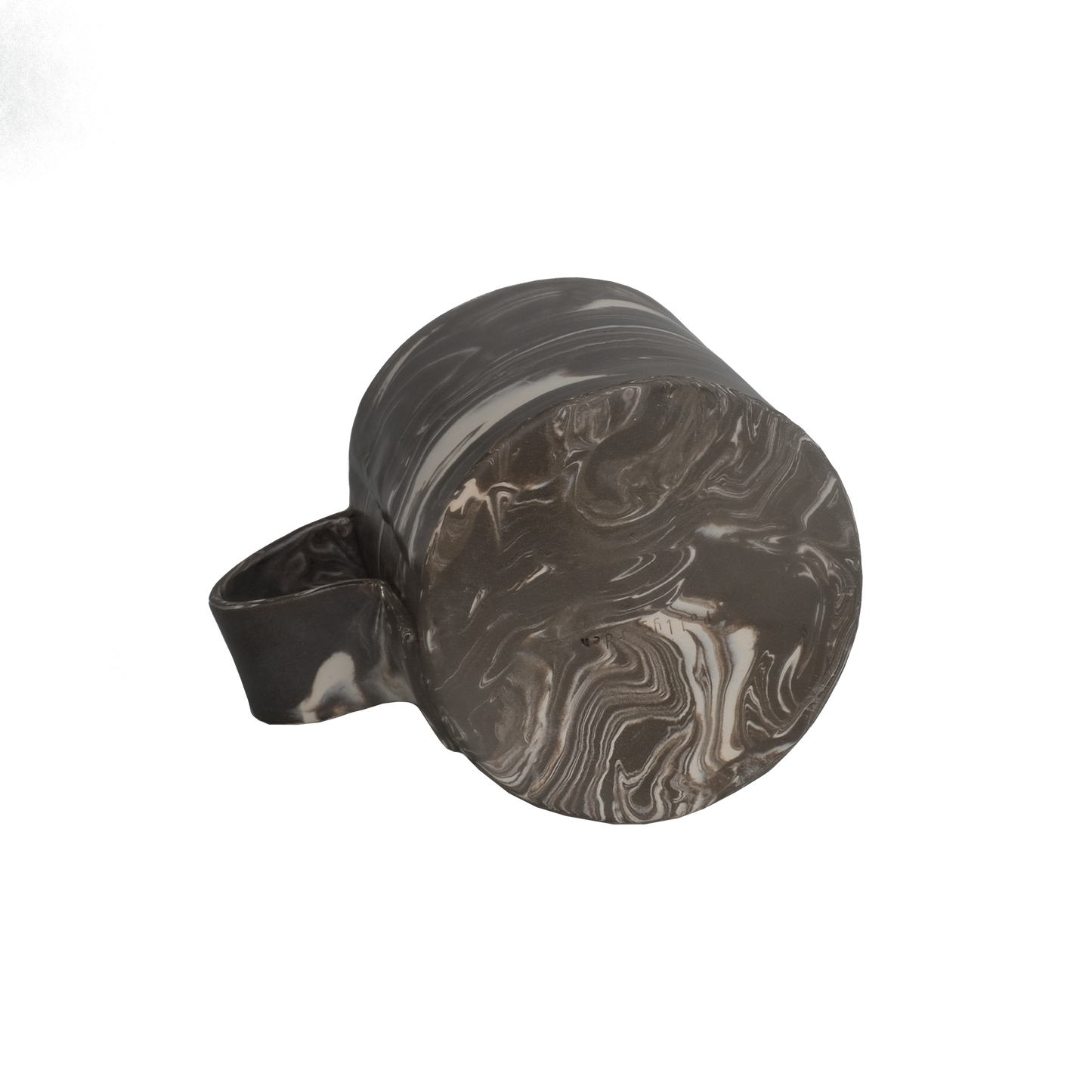 Pollygarden | Dark Chocolate Marble Paper Mug