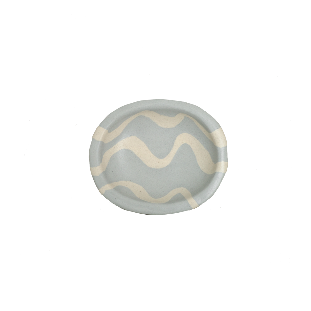 Pollygarden | Wavy Blue Egg Bowl