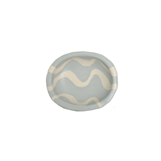 Pollygarden | Wavy Blue Egg Bowl