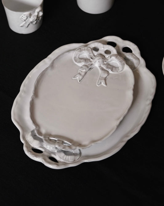 Carron | Marie-Antoinette platter with handle