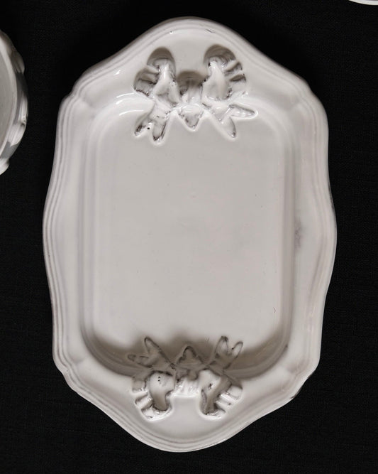 Carron | Marie-Antoinette ribbon rectangular platter