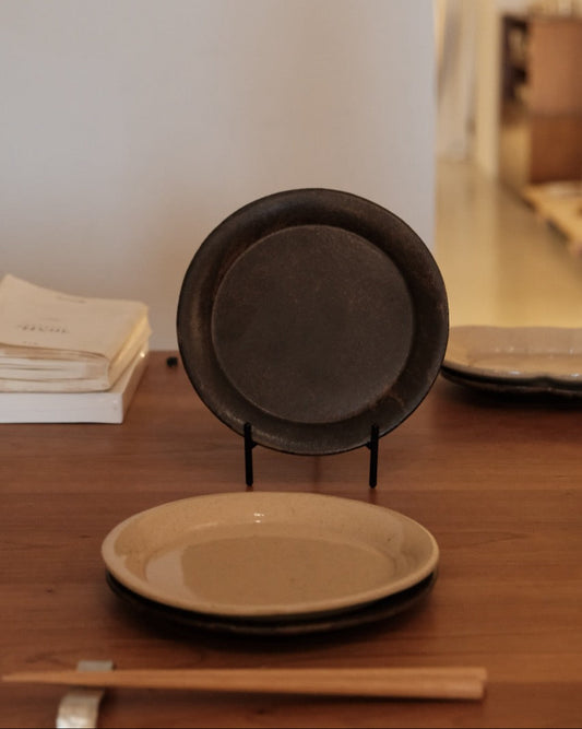 Xie Zhen Yu | Handmade Round Rim Plate