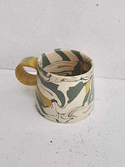 Gao Hao | Flood II Hand-pinched Green Mug