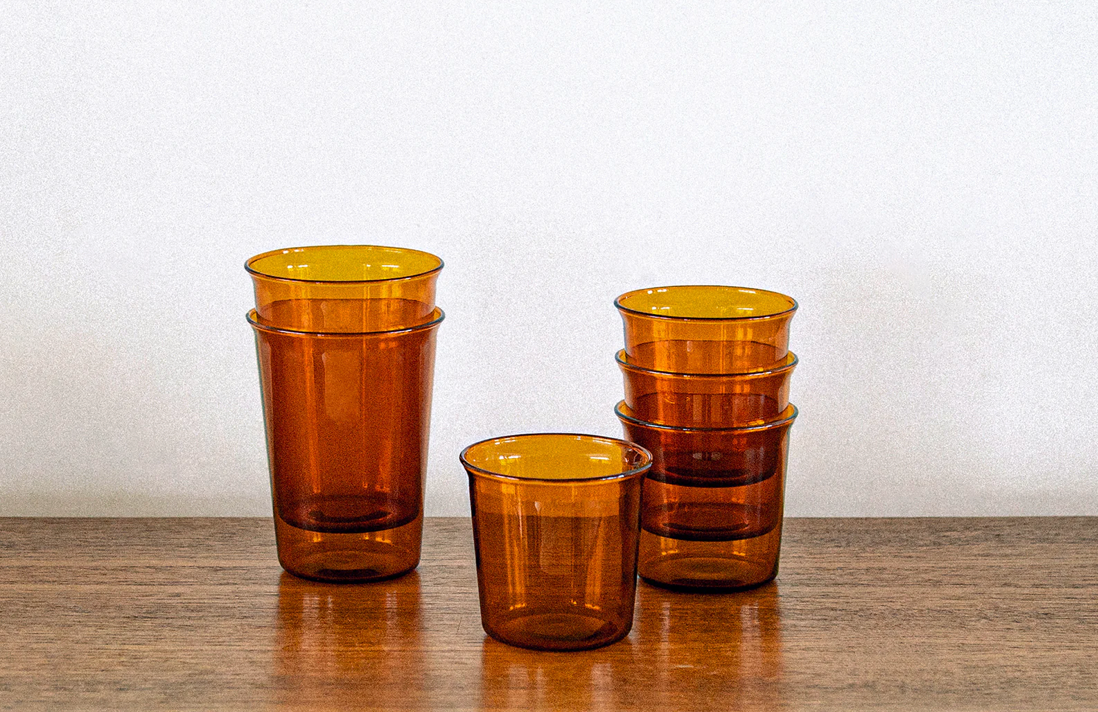 Kinto | Cast Amber Glass