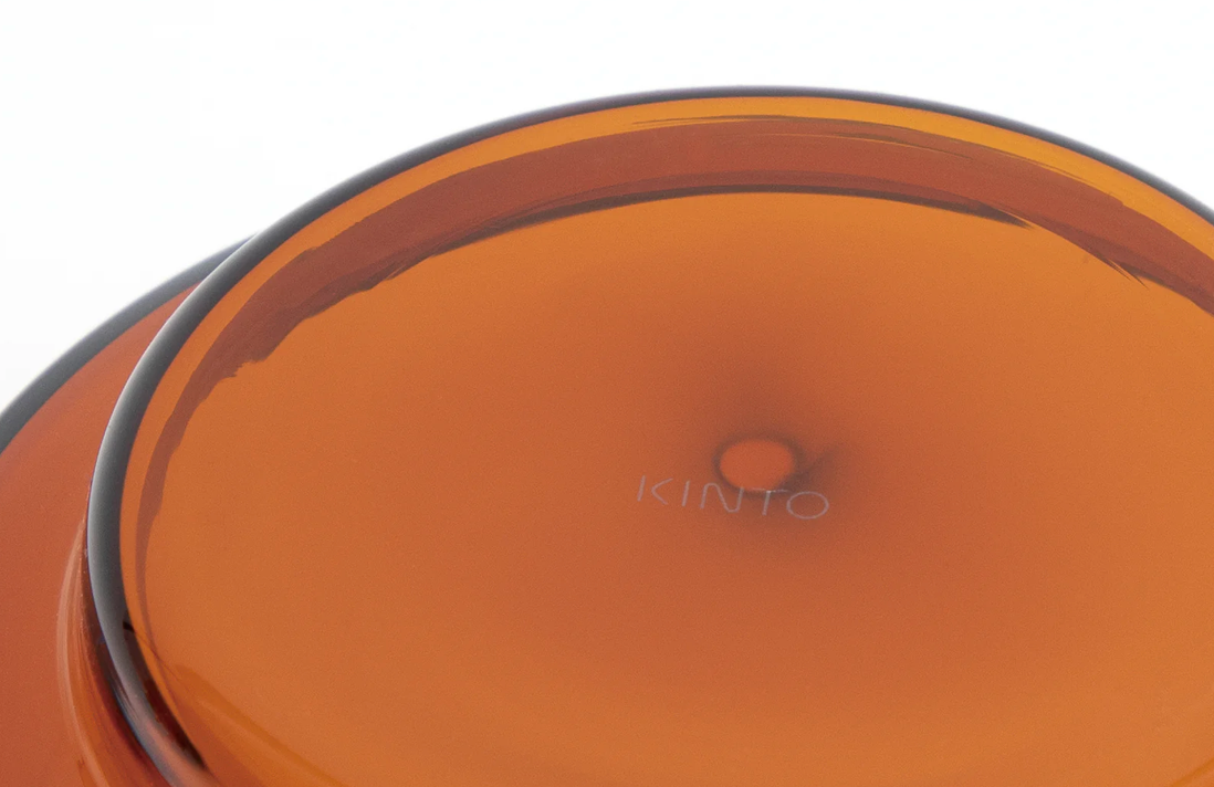 Kinto | Cast Amber Glass