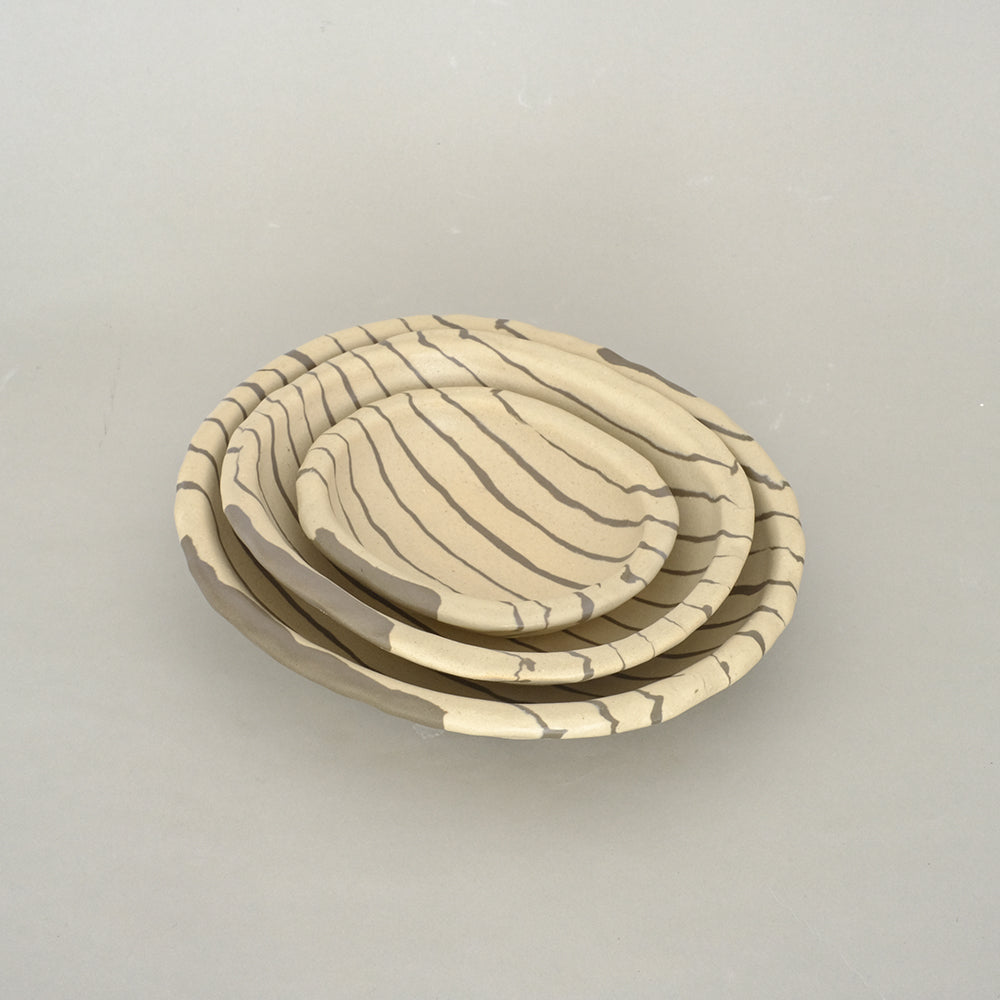 Pollygarden | Stripe Light Yellow Egg Bowl