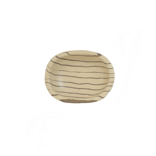 Pollygarden | Stripe Light Yellow Egg Bowl