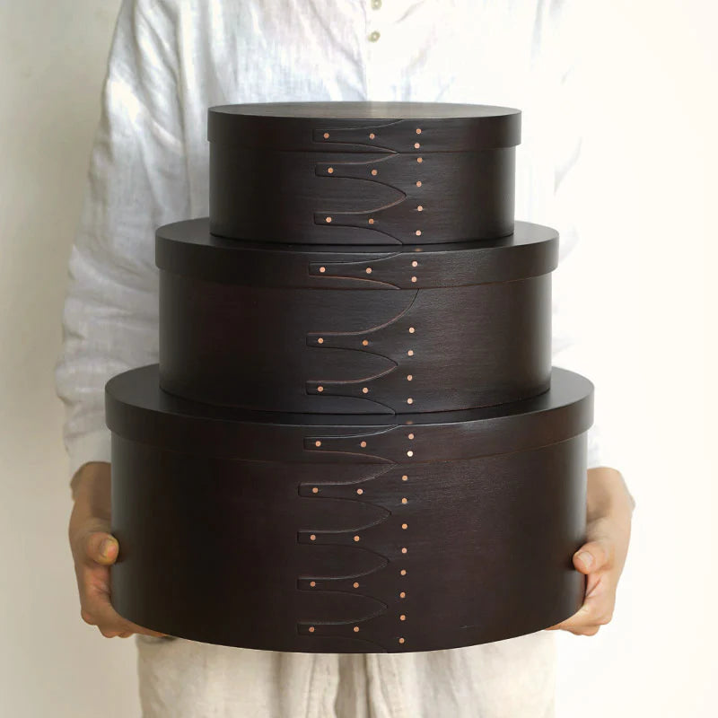 Homestead | Black Oval Box L