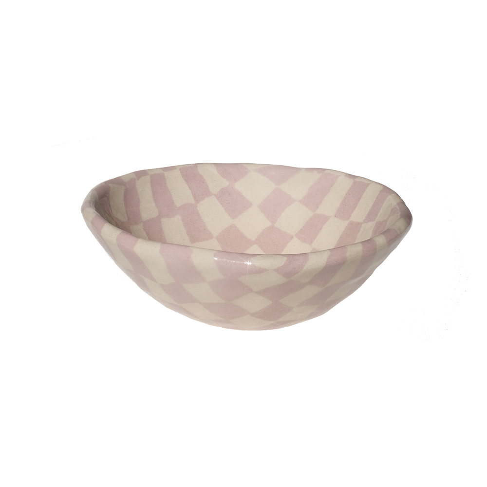 Pollygarden | Check Purple Bowl