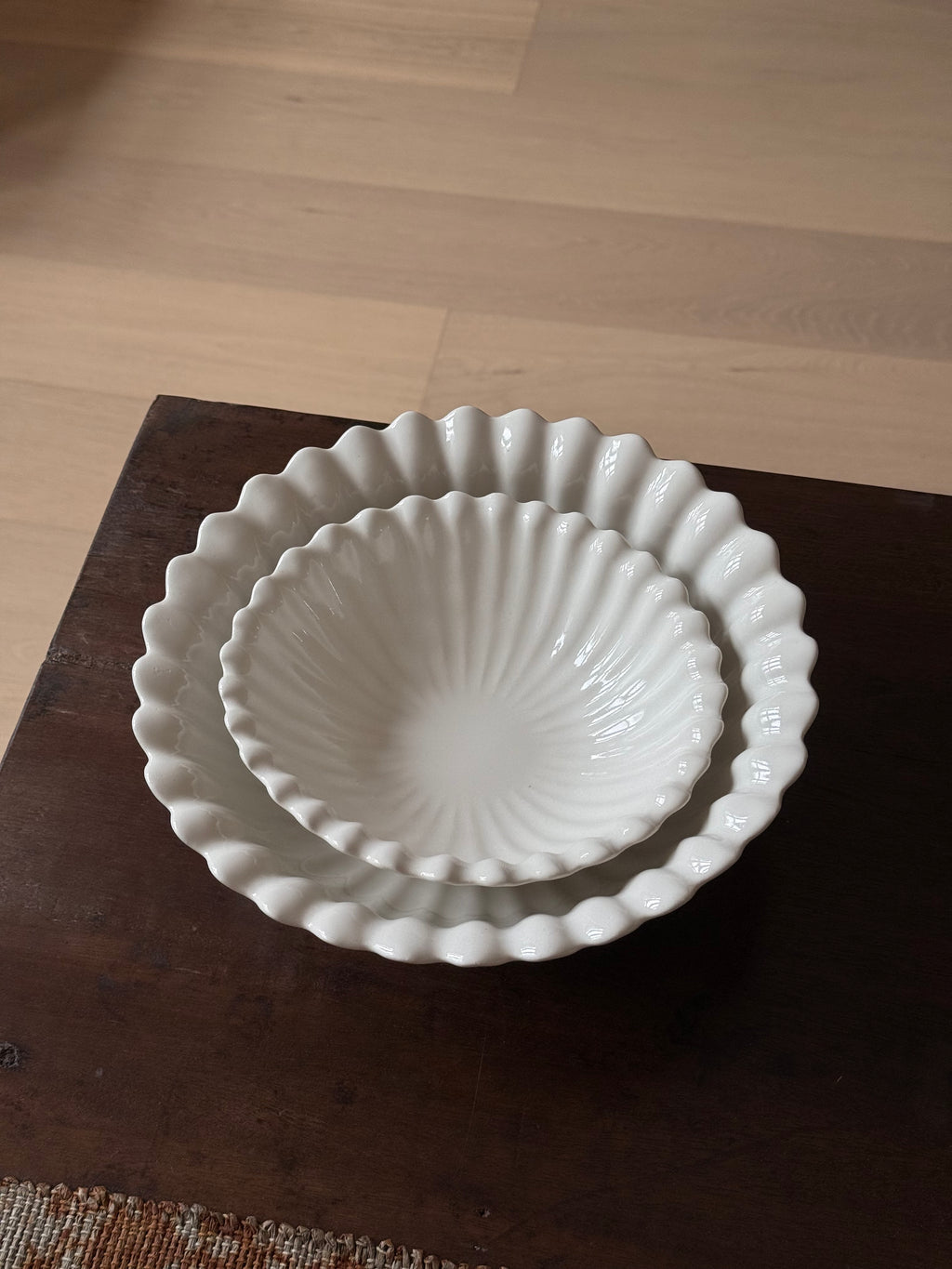 Tatsuhiko Kawai | White Glaze Rinka Large Bowl