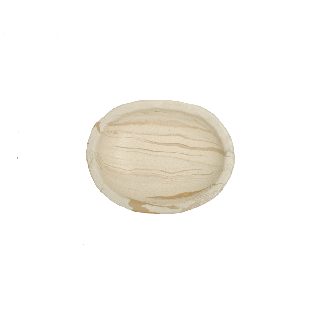 Pollygarden | Ivory Marble Egg Bowl