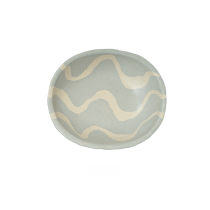 Pollygarden | Wavy Blue Egg Bowl