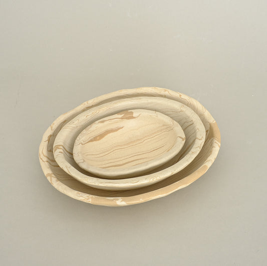 Pollygarden | Ivory Marble Egg Bowl