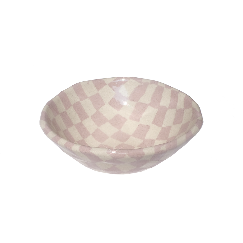 Pollygarden | Check Purple Bowl