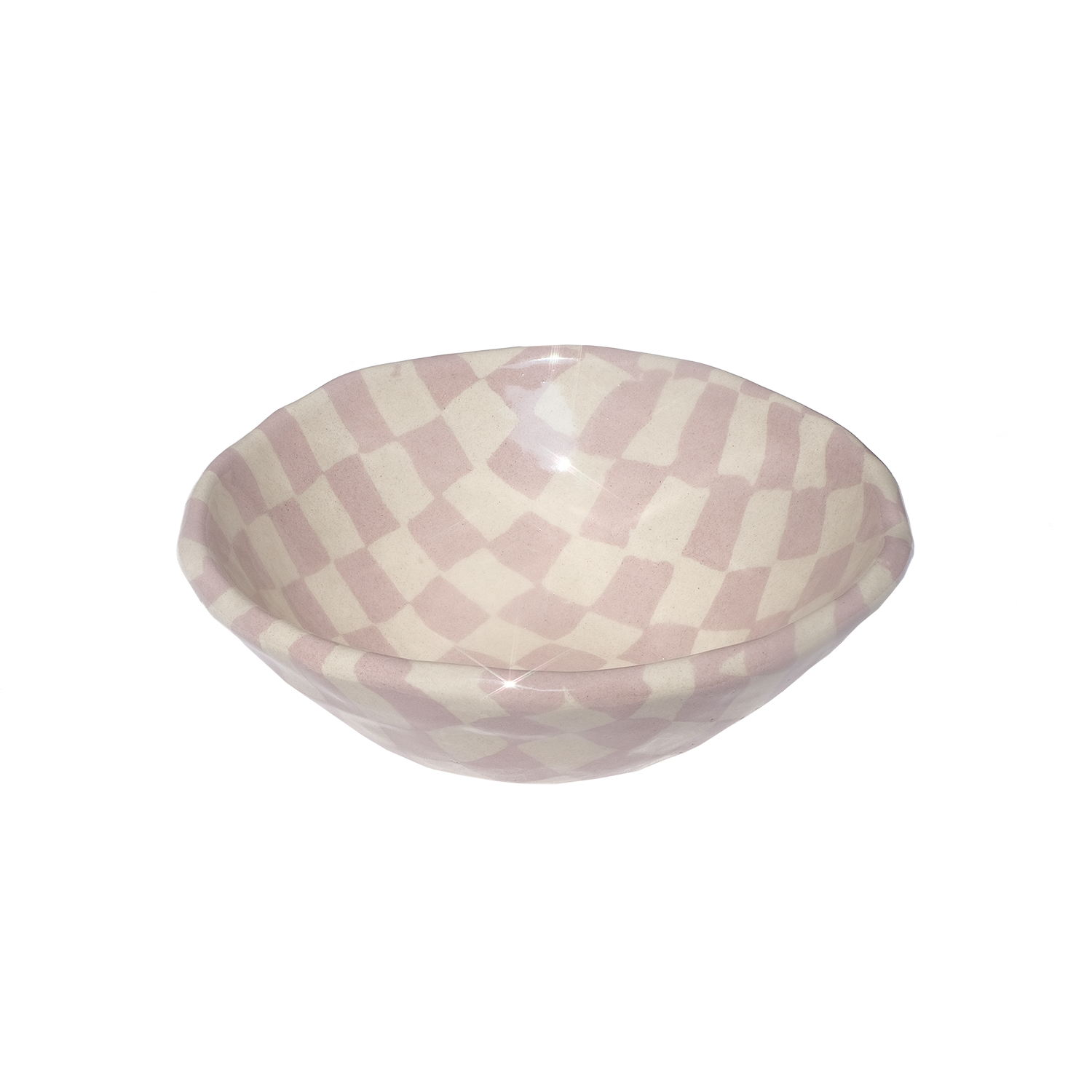 Pollygarden | Check Purple Bowl