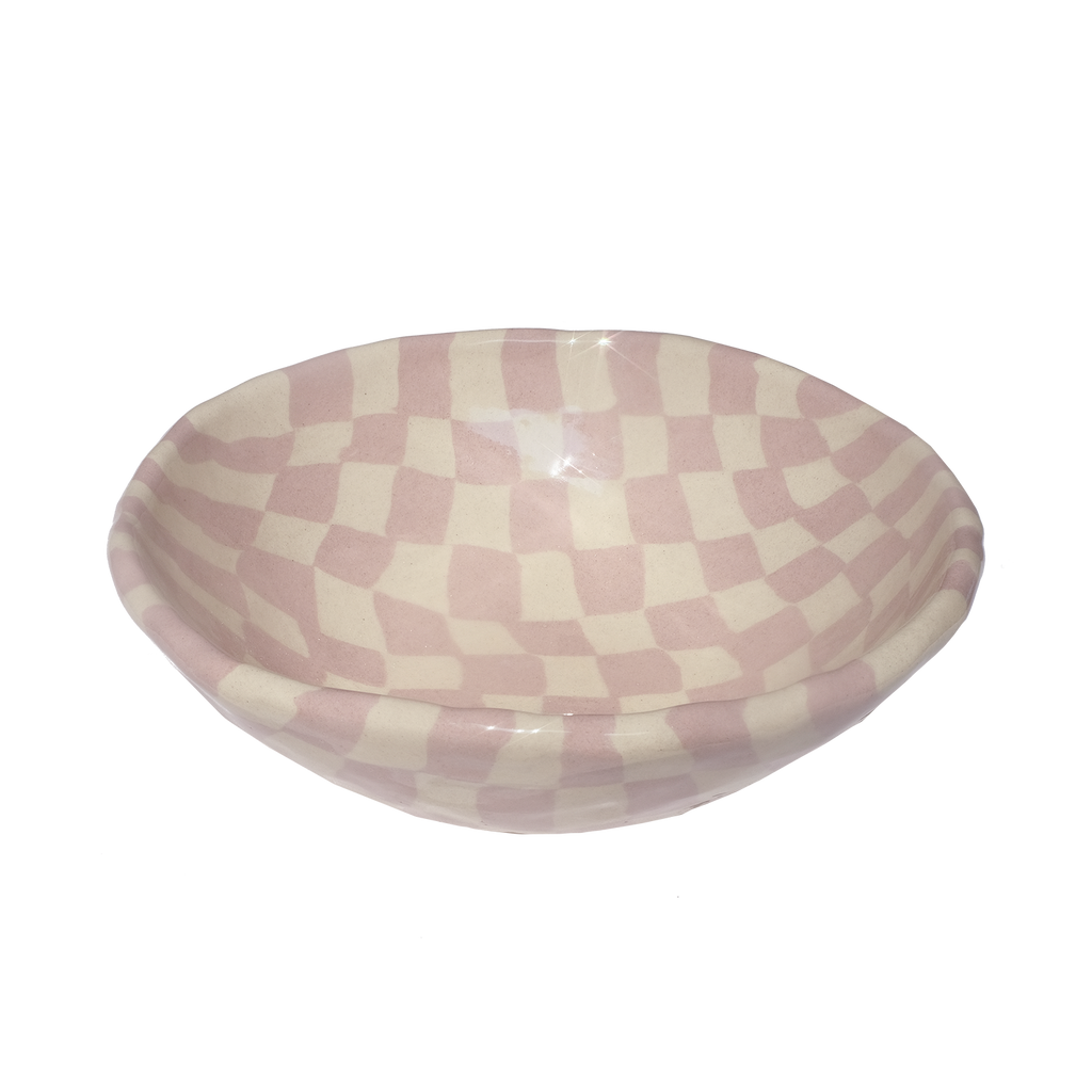 Pollygarden | Check Purple Bowl