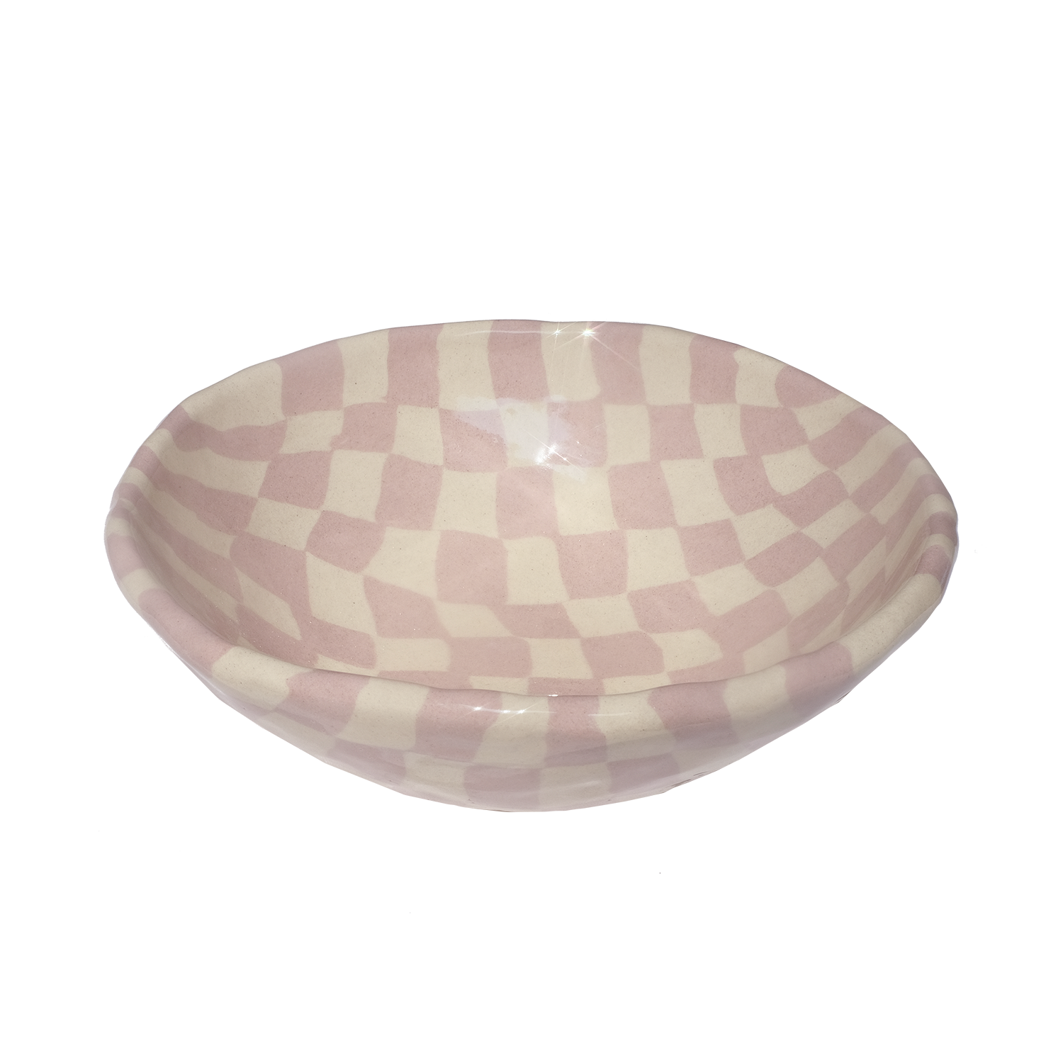 Pollygarden | Check Purple Bowl