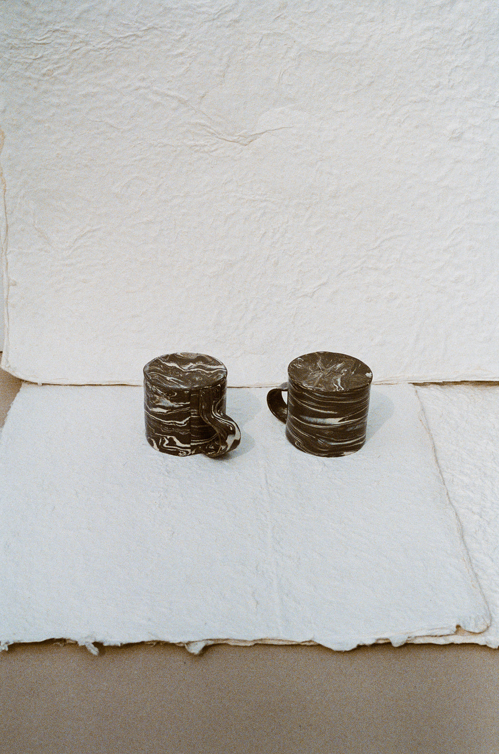 Pollygarden | Dark Chocolate Marble Paper Mug