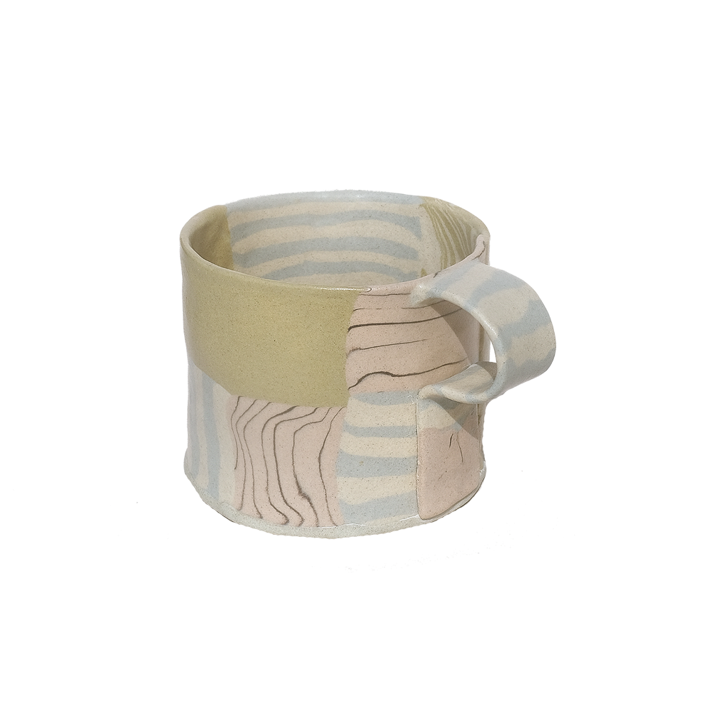 Pollygarden | Patchwork Lotus Paper Mug
