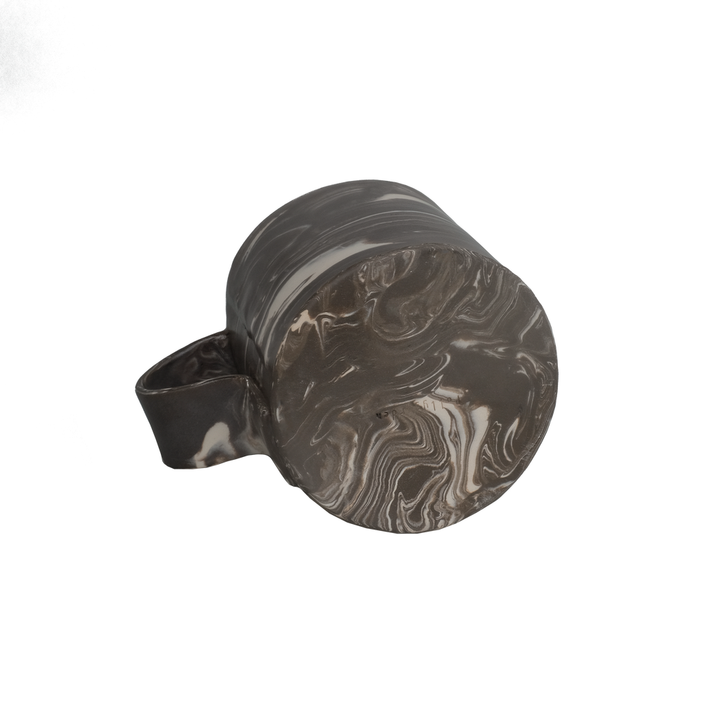 Pollygarden | Dark Chocolate Marble Paper Mug