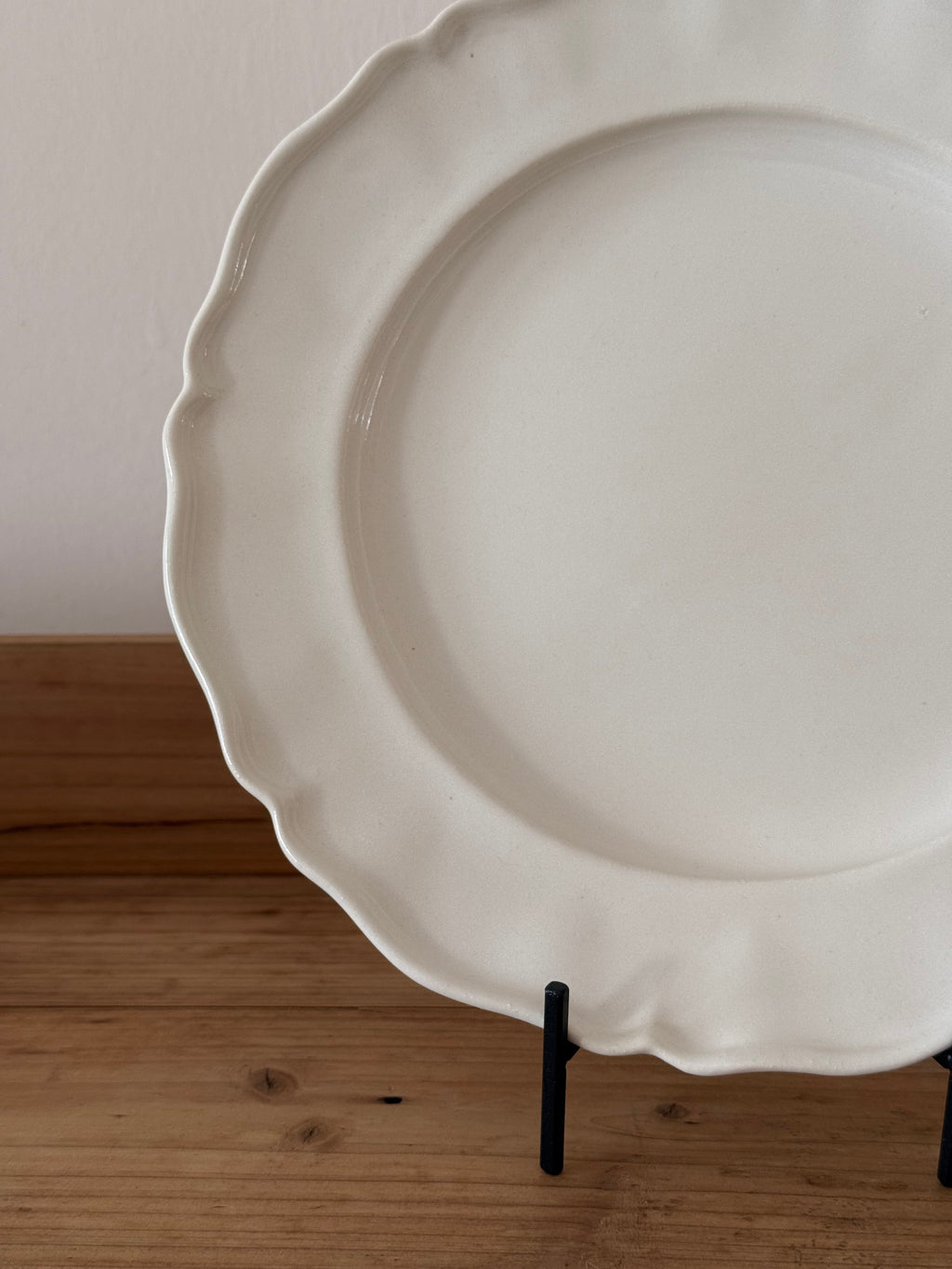 Tatsuhiko Kawai | White Glaze Round Flat Plate