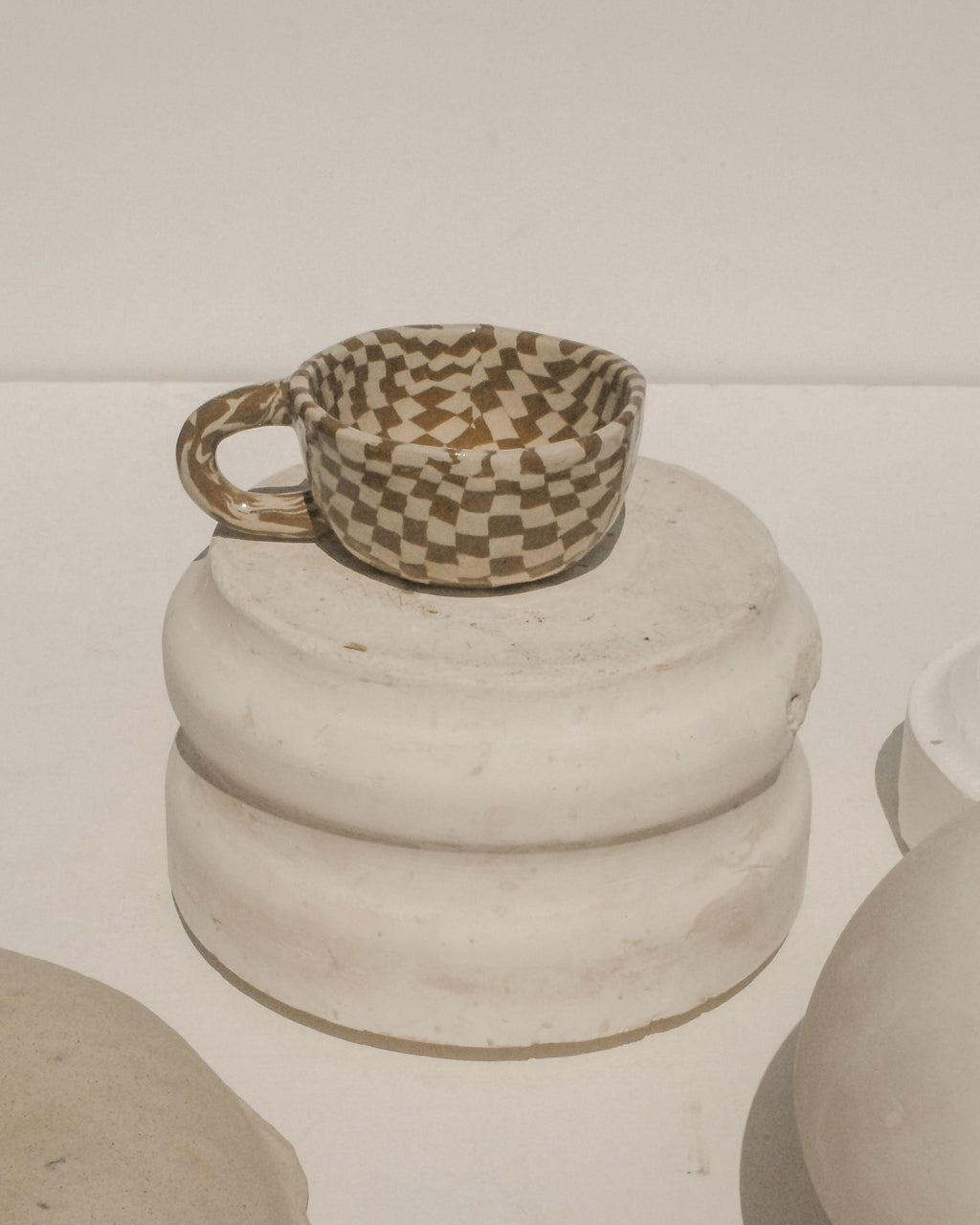 Pollygarden | Check Choco Latte Mug