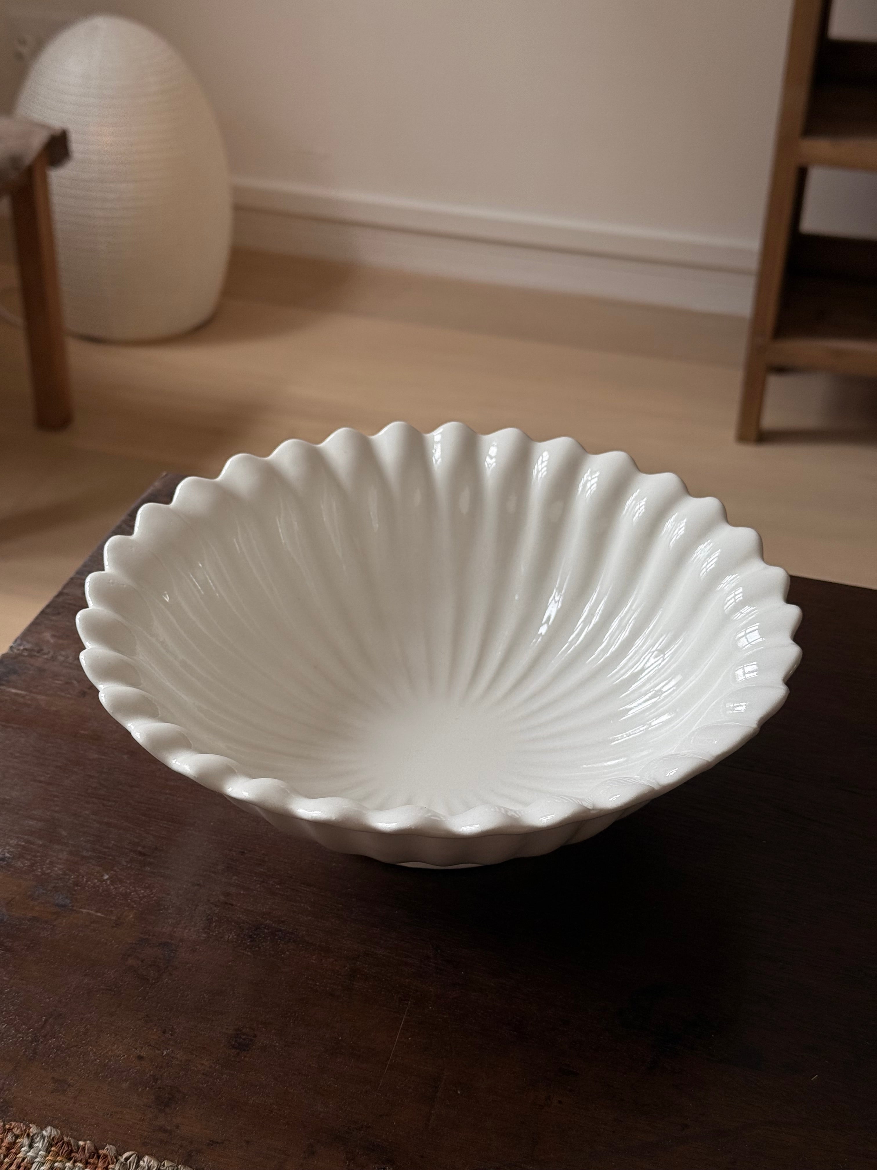 Tatsuhiko Kawai | White Glaze Rinka Large Bowl