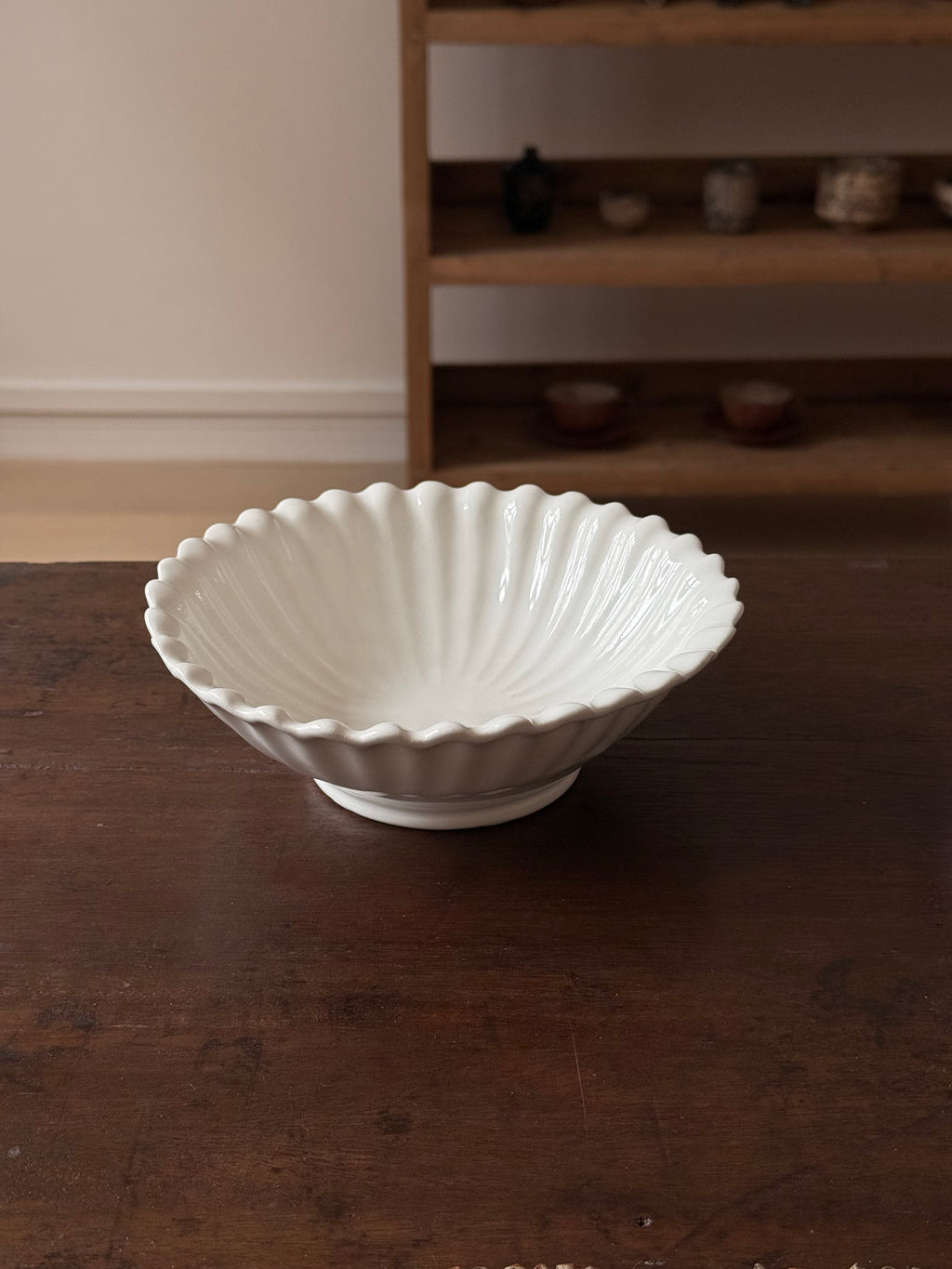Tatsuhiko Kawai | White Glaze Rinka Medium Bowl
