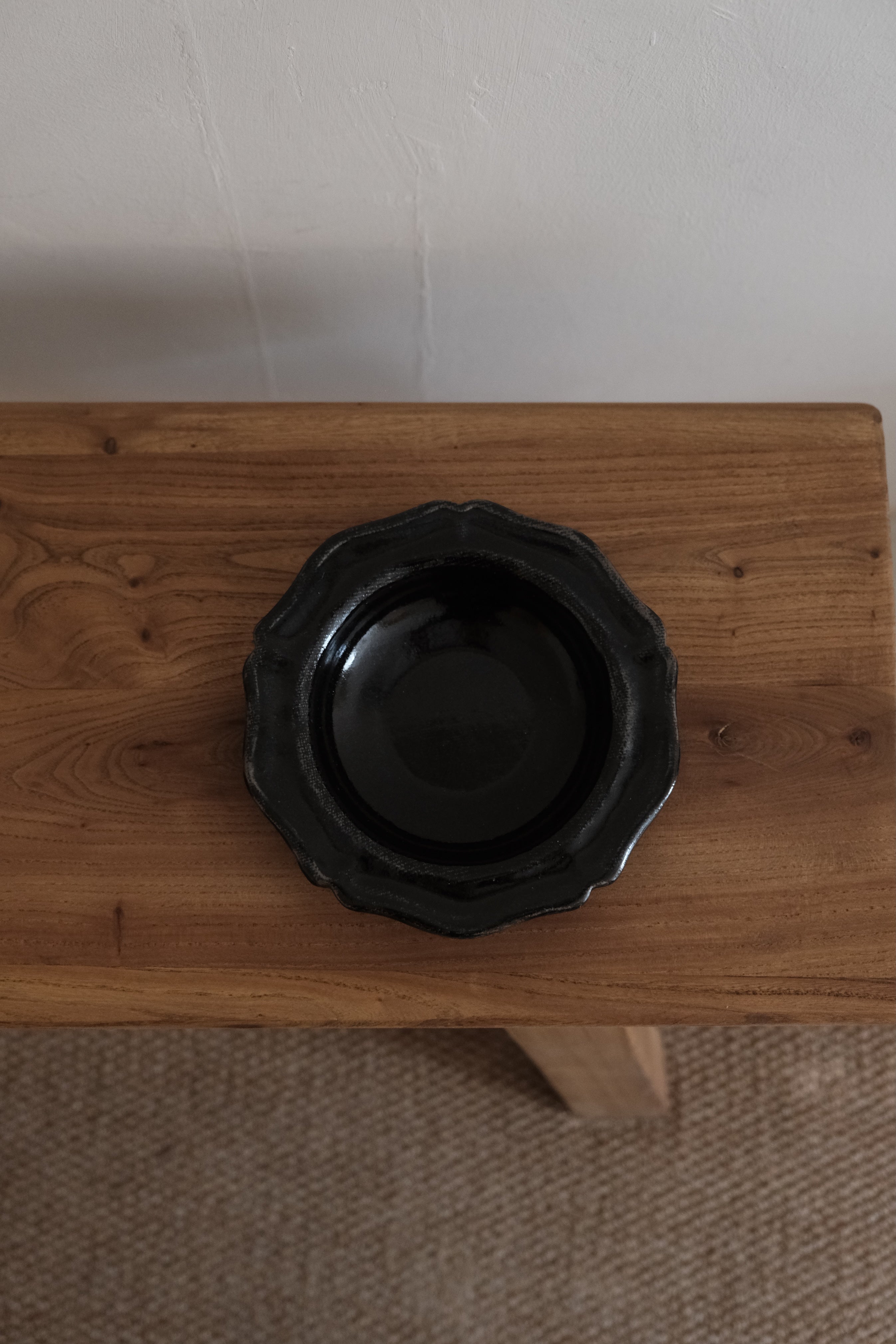 Chang Liang | Handmade Black Glazed Plate