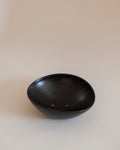 Fuminari Araga | Black Glazed Basin-Shaped Bowl