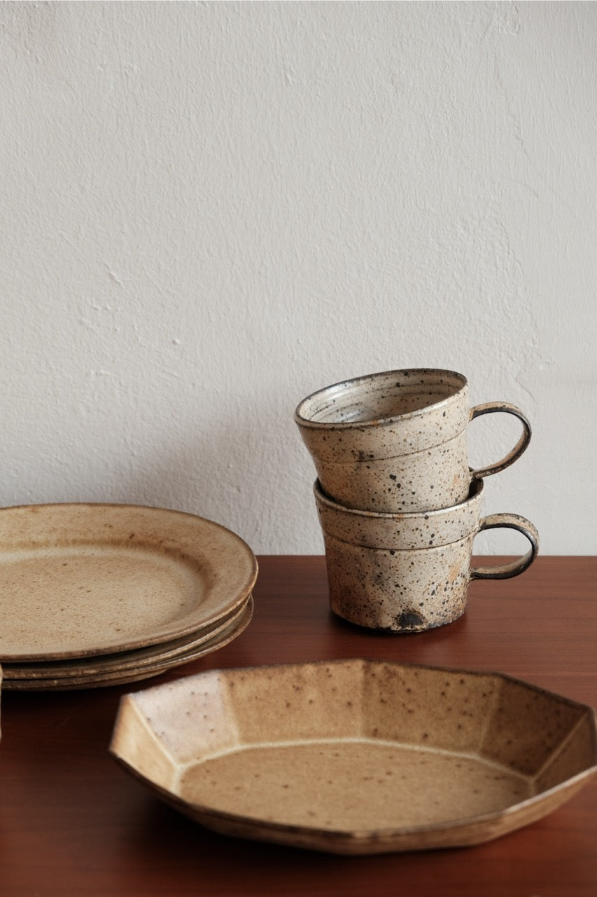 Wang Jue Liang | Handmade Ten-cornered Deep Plate