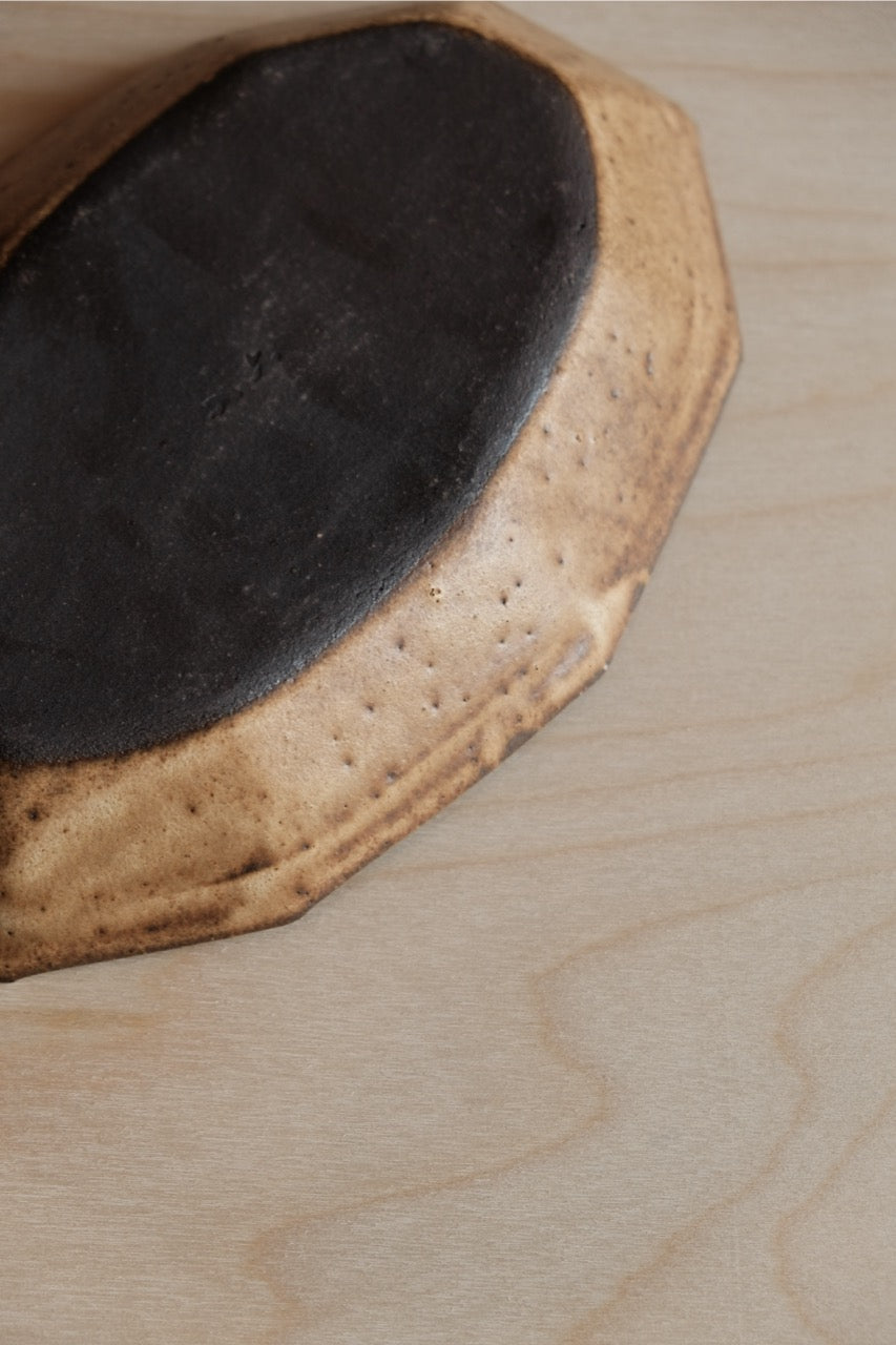 Wang Jue Liang | Handmade Ten-cornered Deep Plate