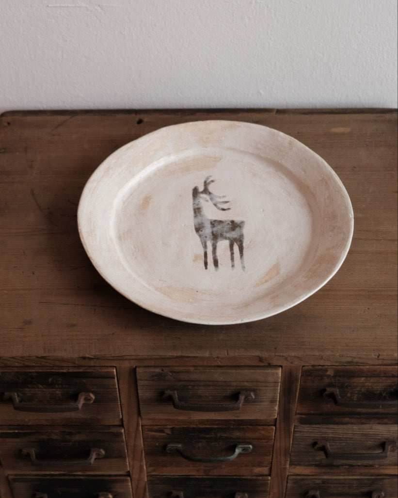 Toshihisa Ishihara | Deer Drawing Plate