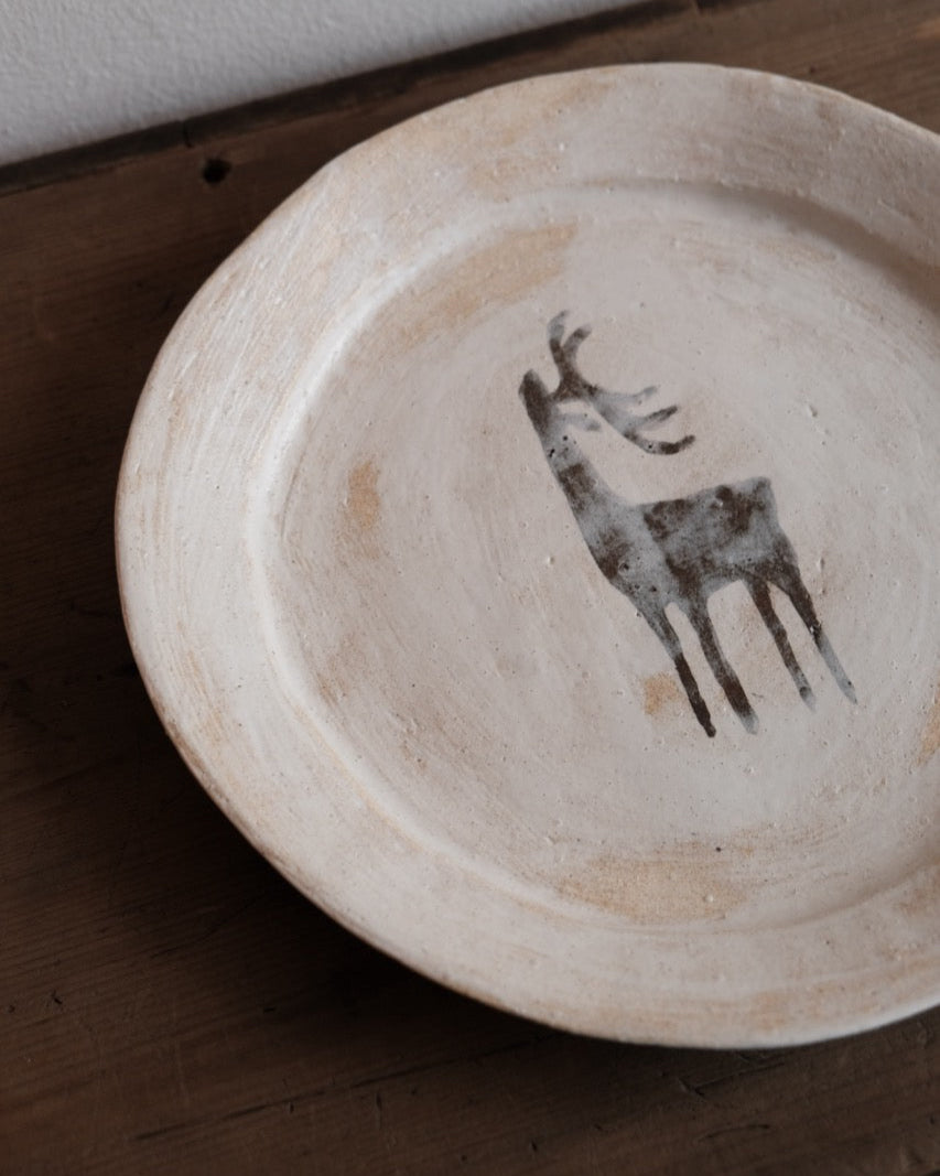 Toshihisa Ishihara | Deer Drawing Plate