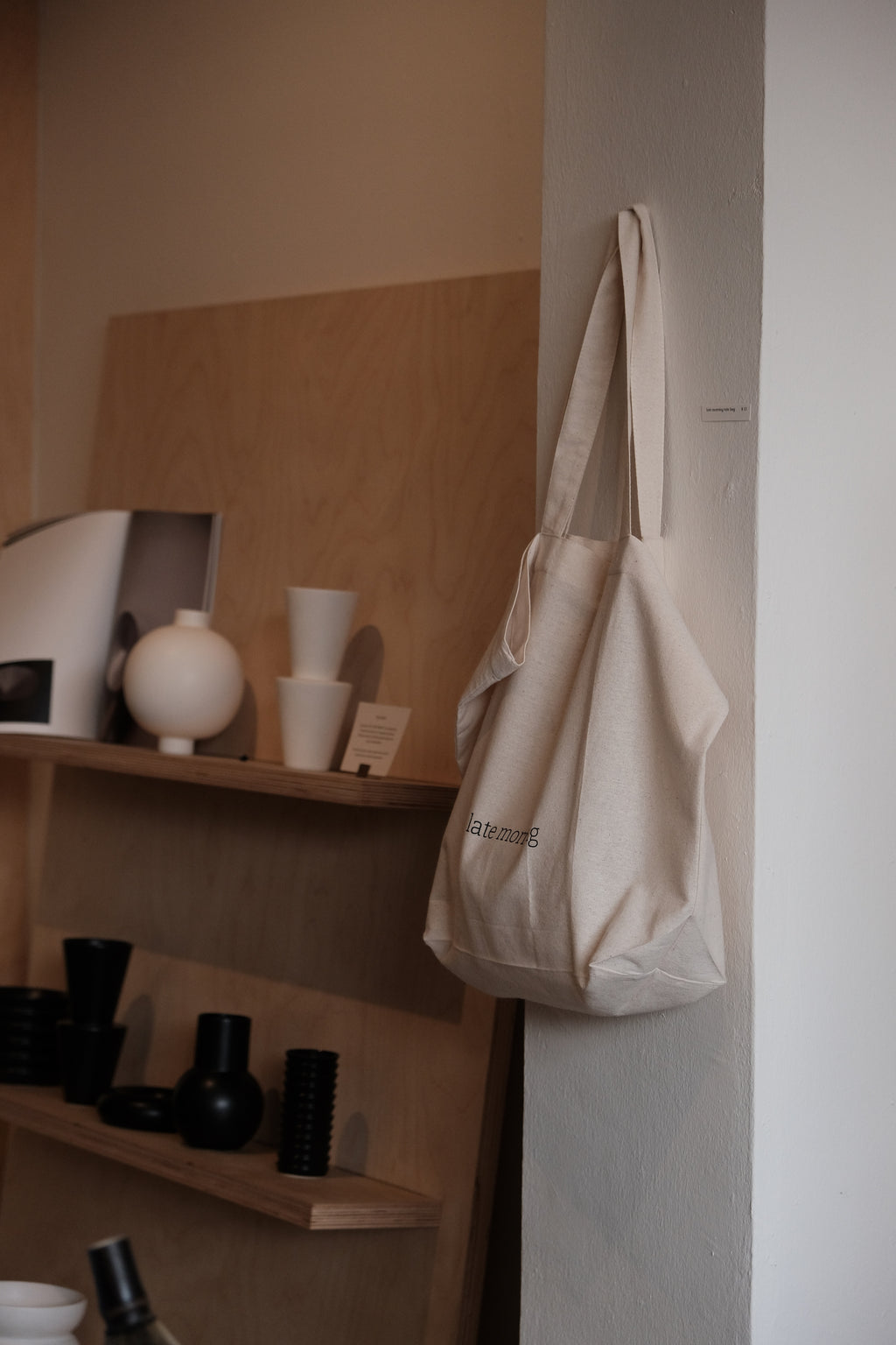 late morning tote bag