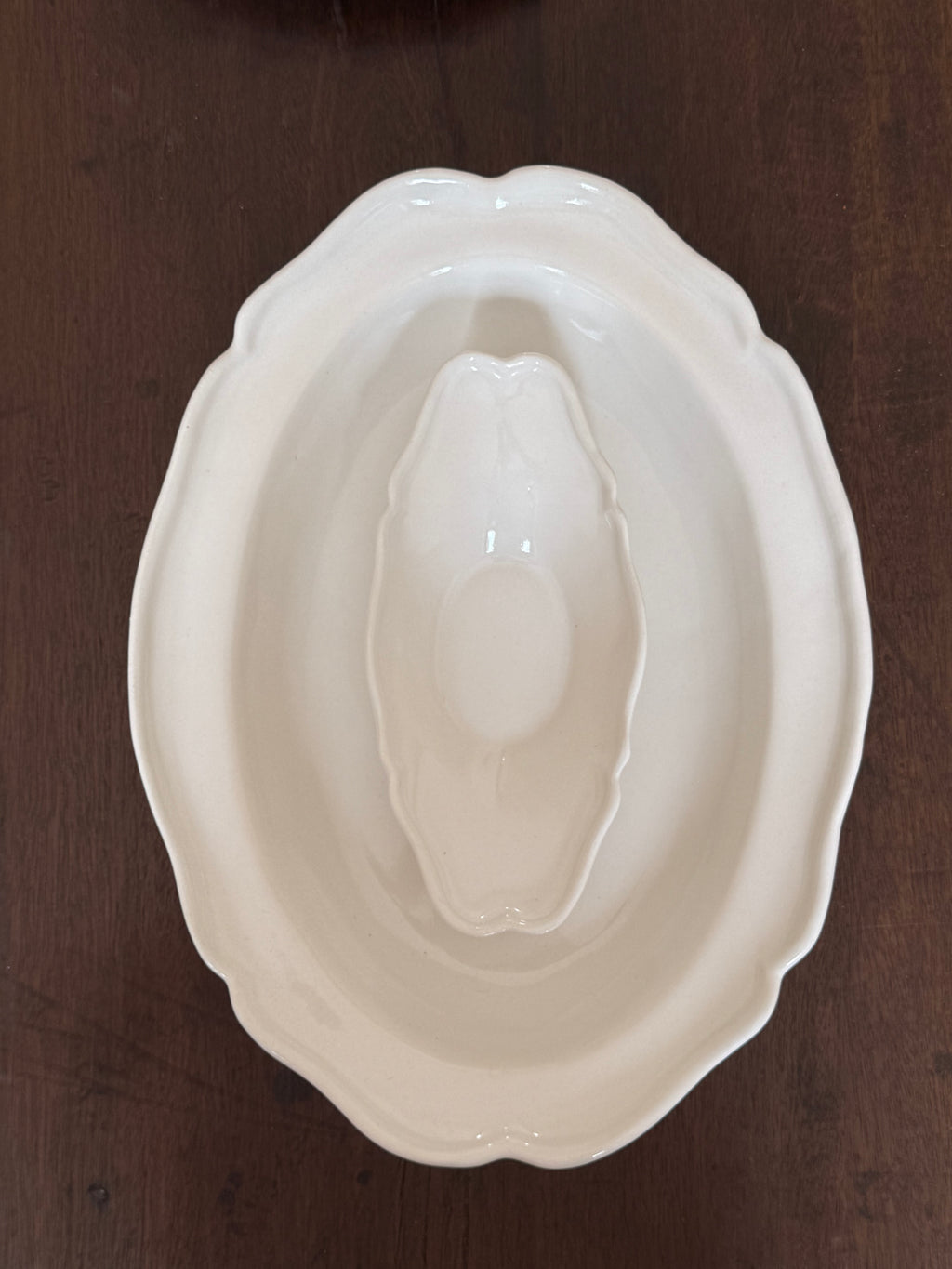 Tatsuhiko Kawai | White Glaze Oval Large Plate