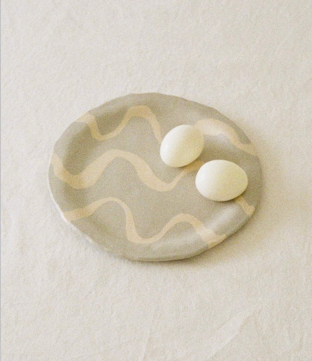 Pollygarden | Plate Wavy Blue