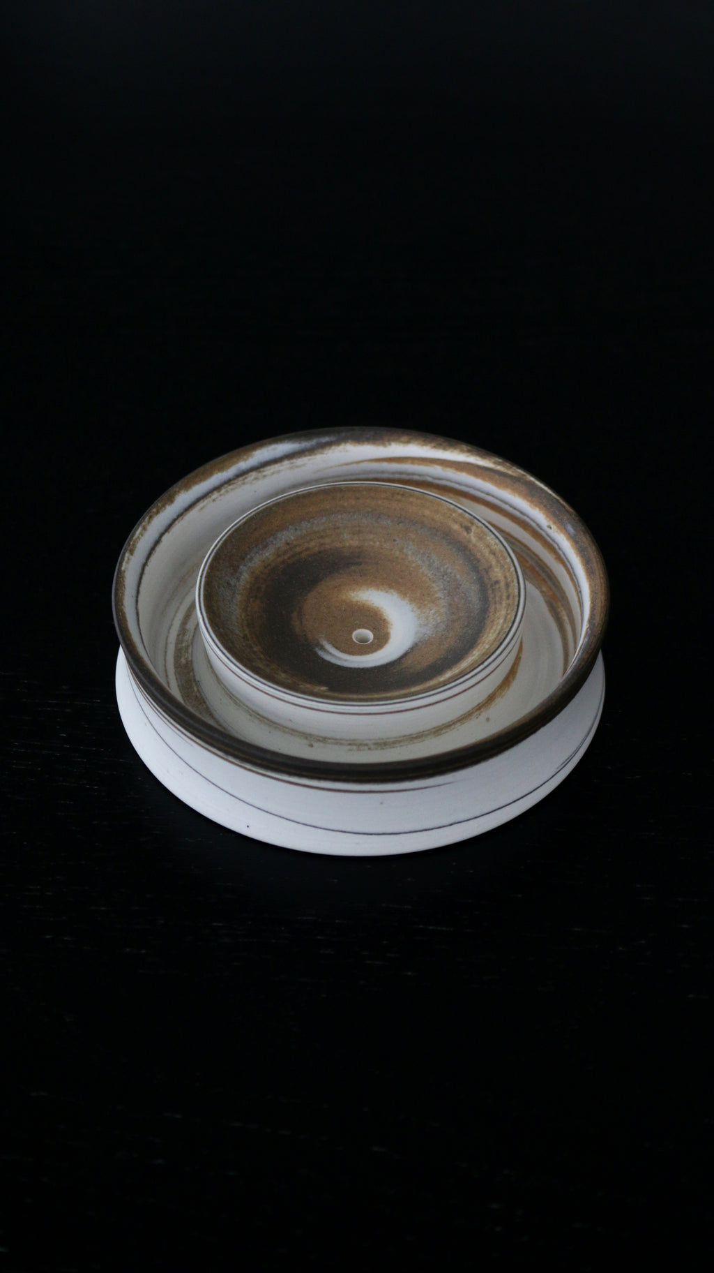 Solinii | Double Circle Incense Holder