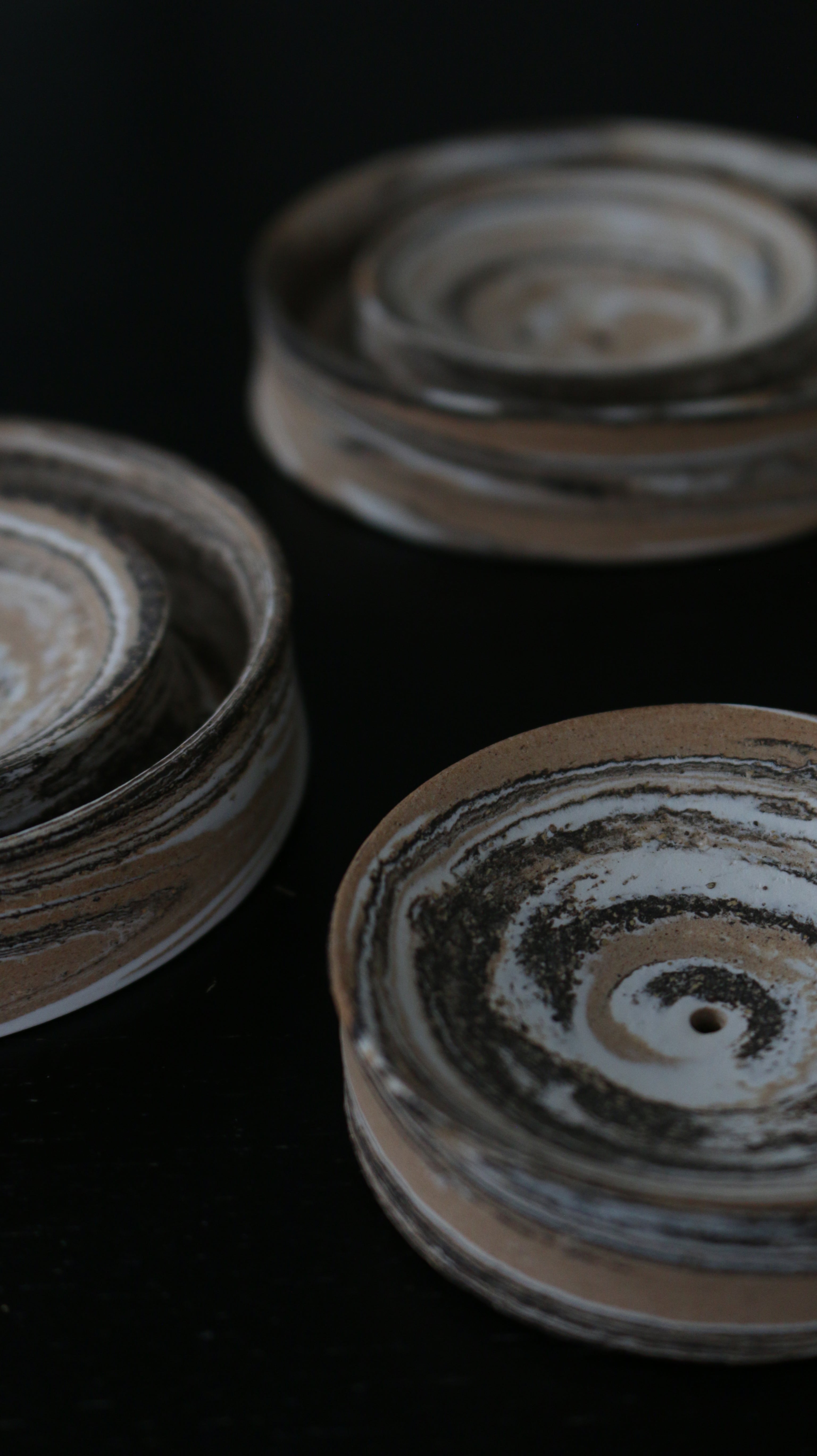 Solinii | Double Circle Incense Holder