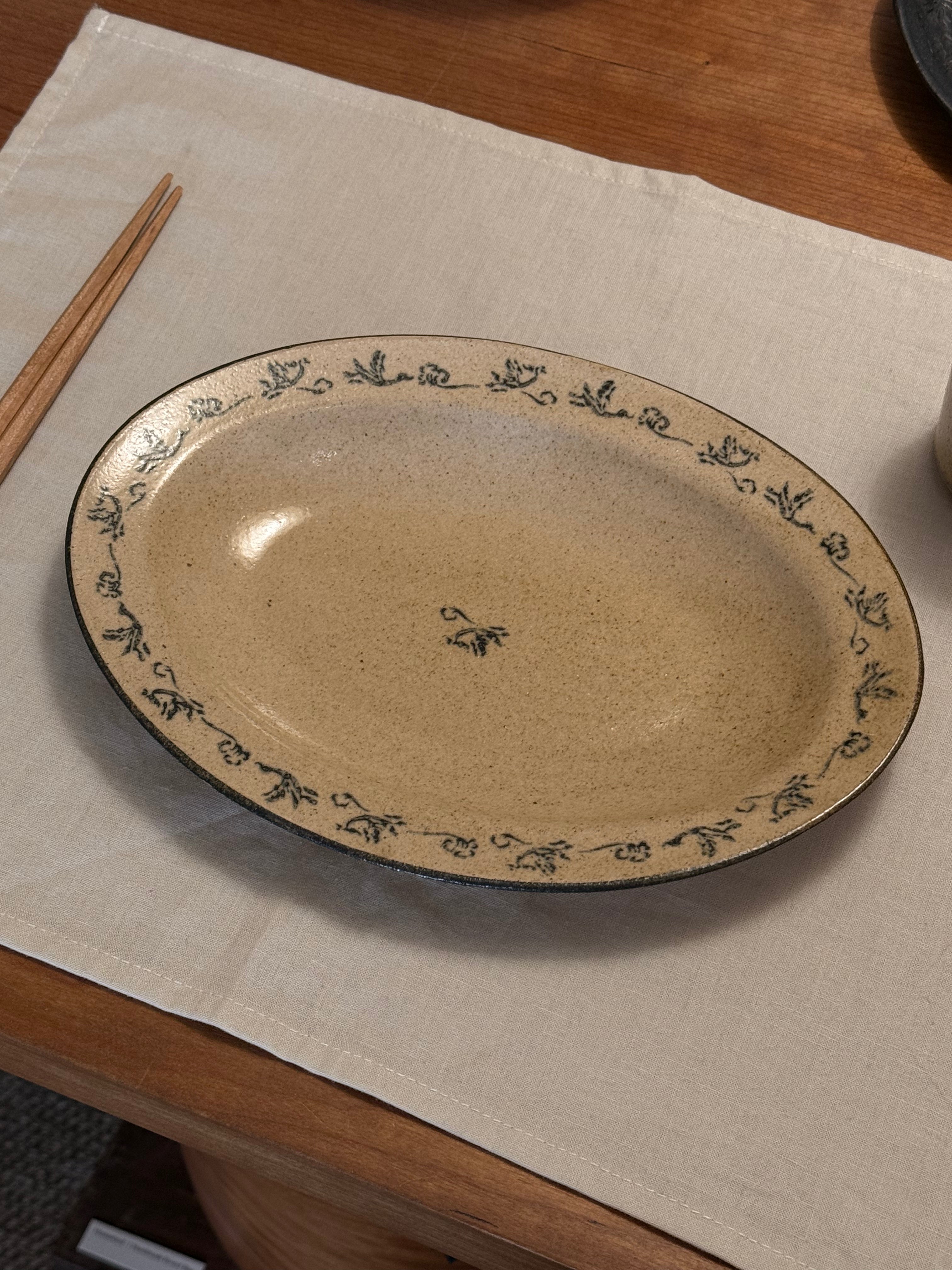 Wang Jue Liang | Handmade Floral Plate