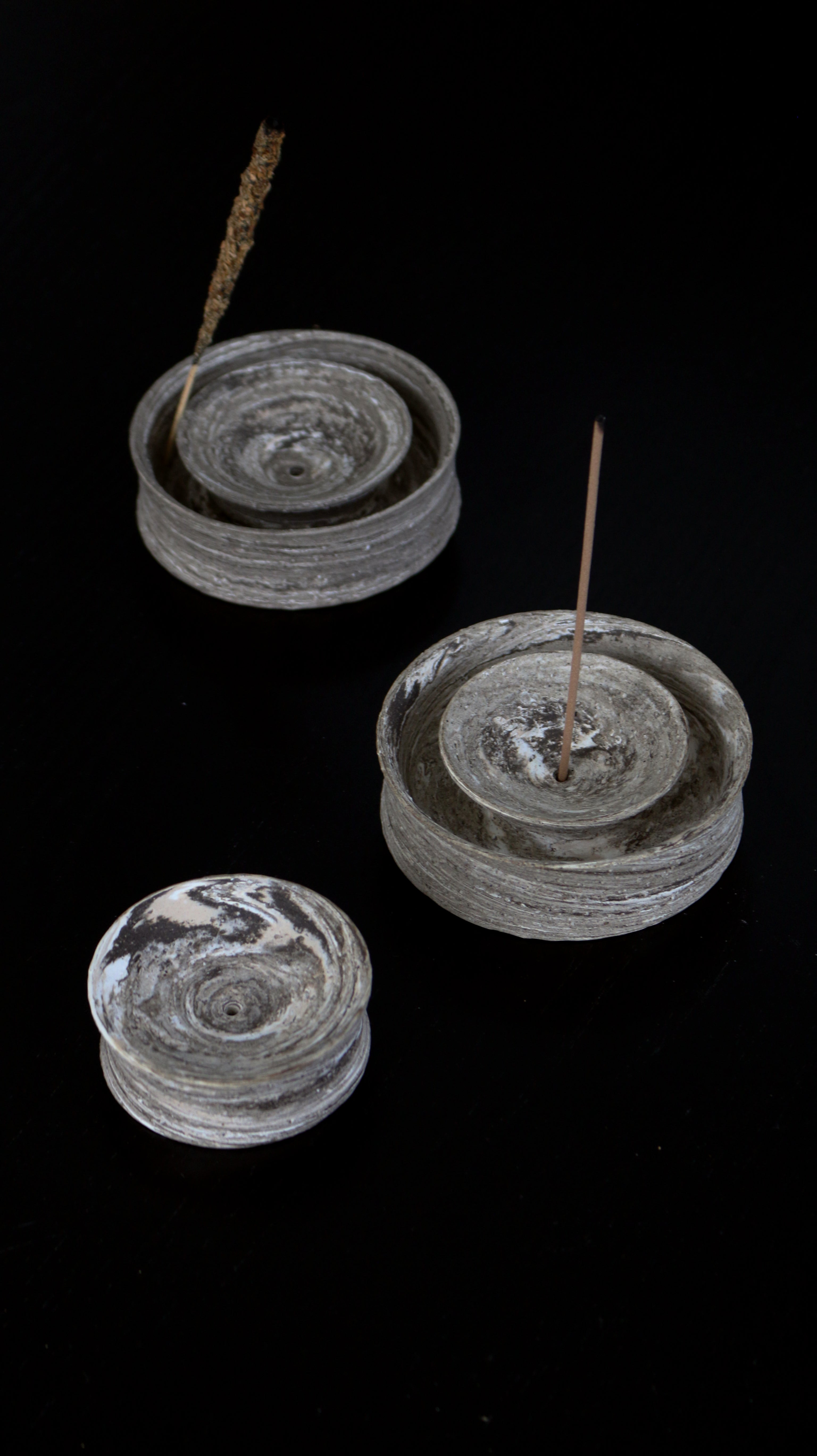 Solinii | Double Circle Incense Holder