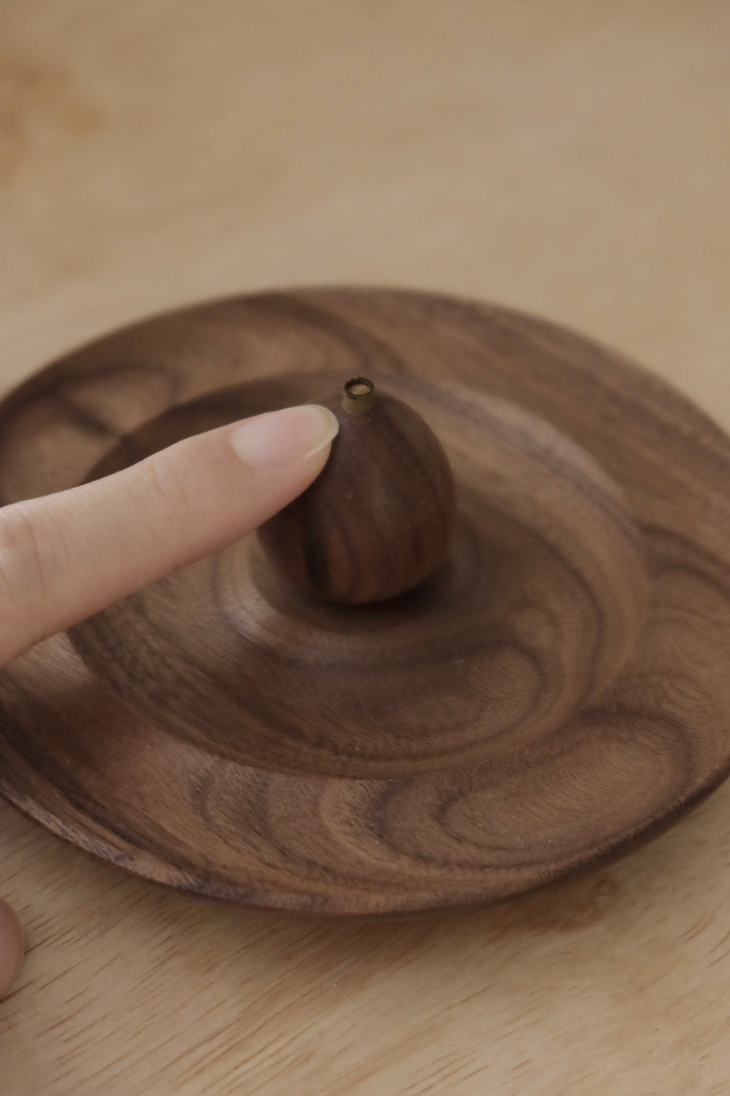 Frond | Wood Incense Holder