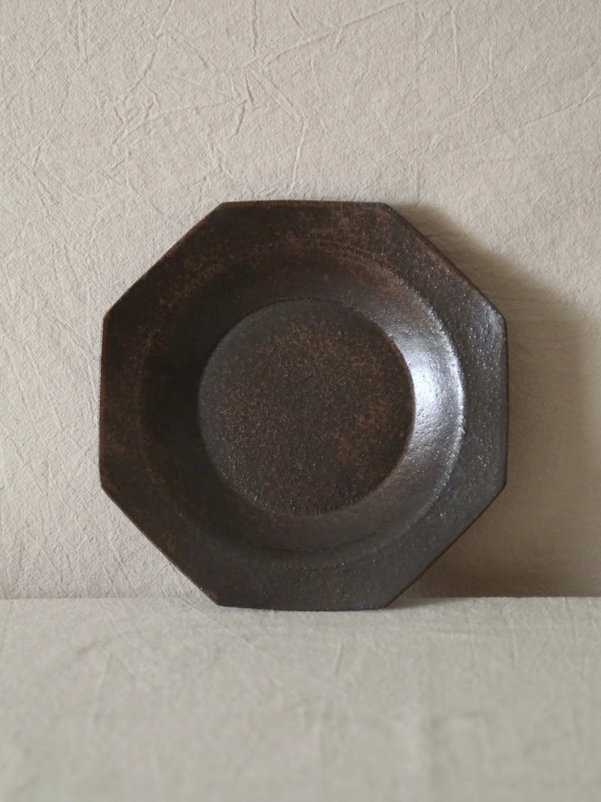 Xie Zhen Yu | Handmade Octagonal Deep Plate