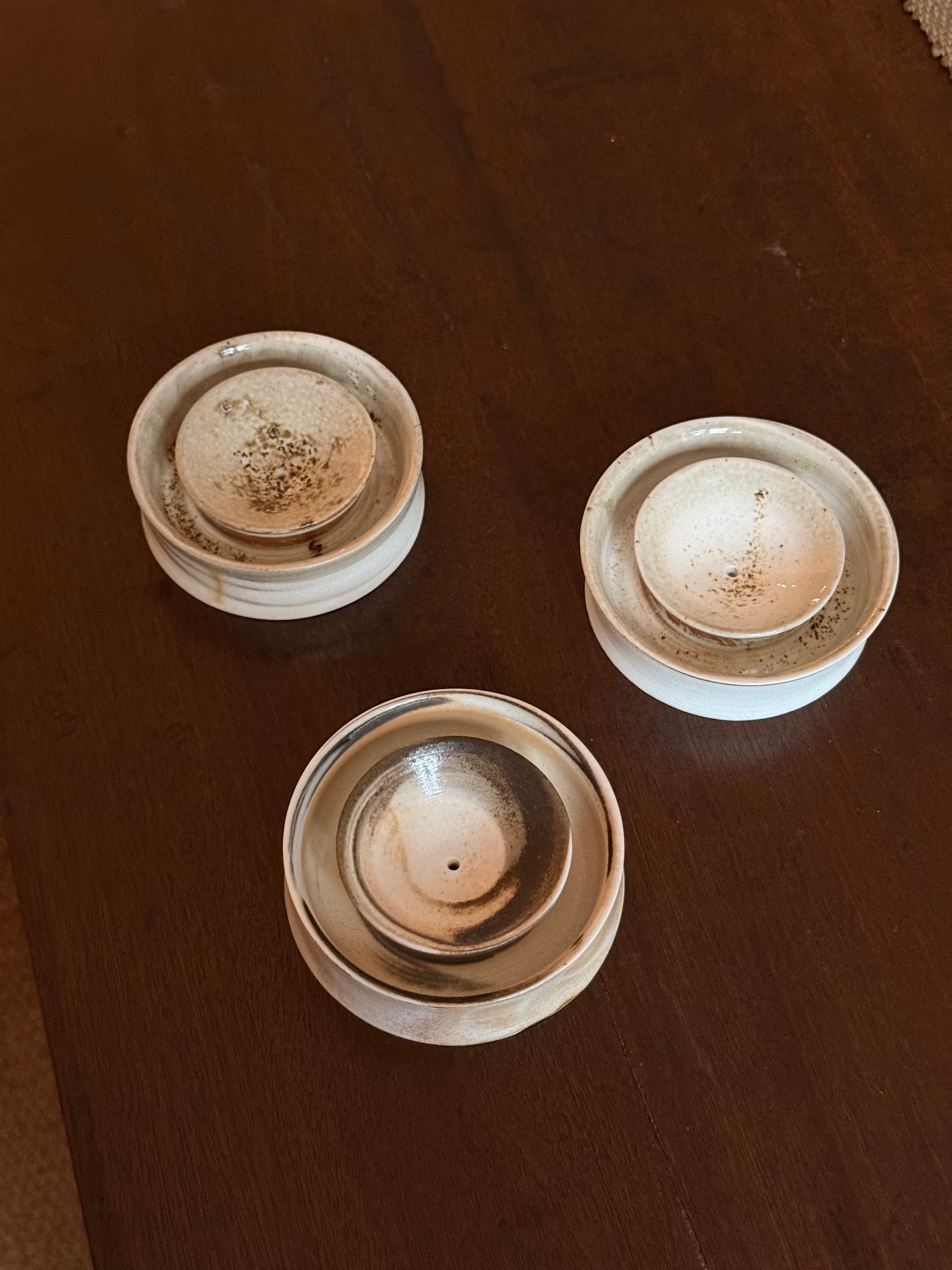 Solinii | Wood Fired Double Circle Incense Holder