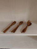 Teakwood Dinner Cutlery Set