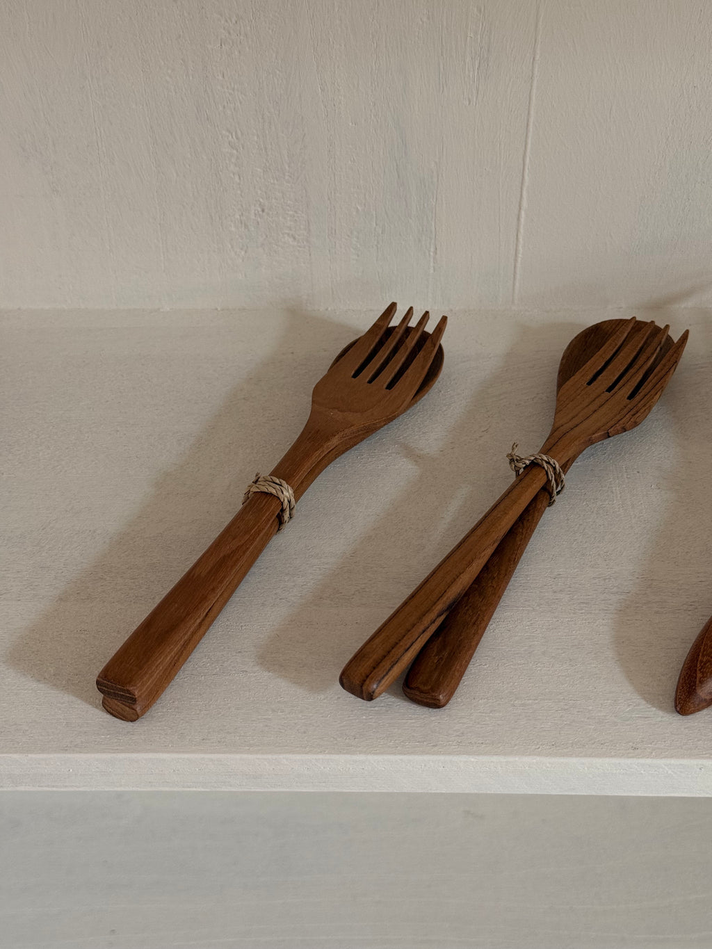 Teakwood Dinner Cutlery Set