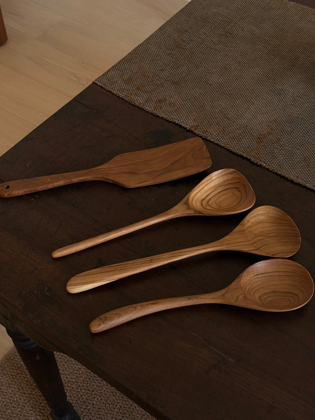 Teakwood Cooking Cutlery