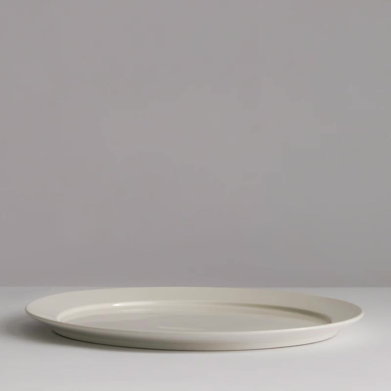 迠Chè | White Large Flat Plate
